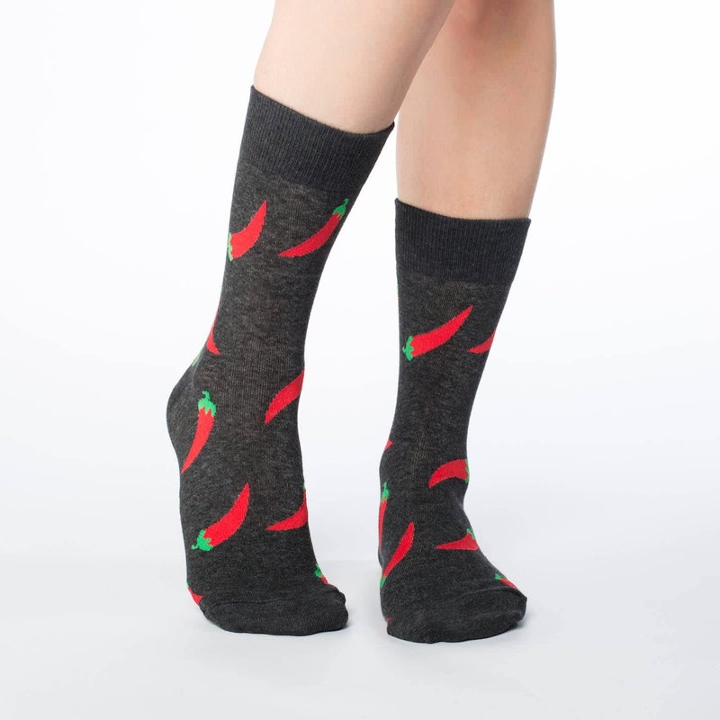 Good Luck Sock Women's Hot Peppers Socks, Adult, Shoe Size 5-9 - Image 2